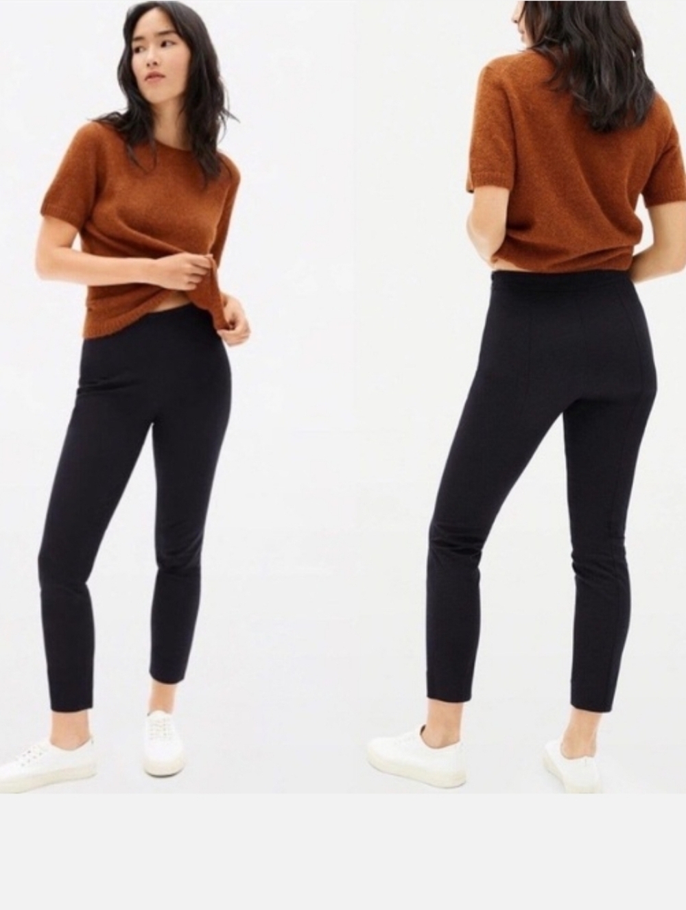 Everlane The Side-Zip Work Pant Black Size 12 NWT